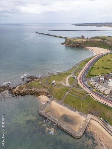 Aerial view of Tynemouth