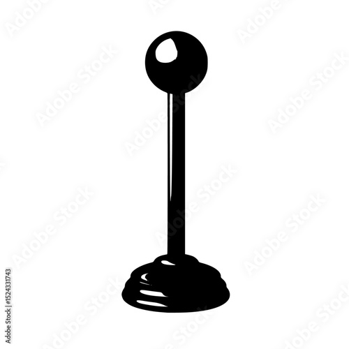 a black icon isolated on a transparent background black, icon , Generative art.