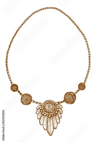 vintage traditional necklace