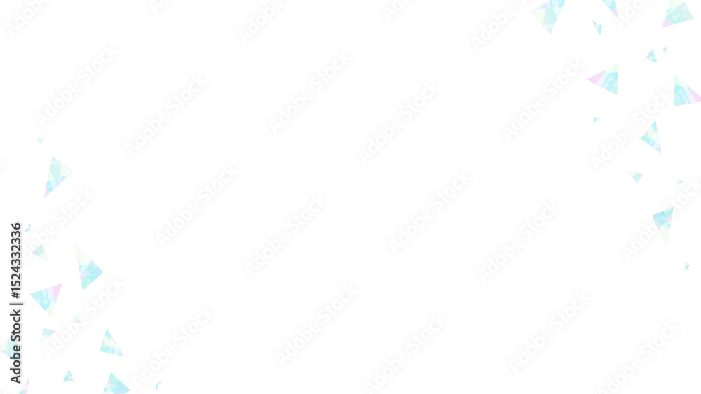 Obraz premium クリスタルの破片のフレーム素材_16:9