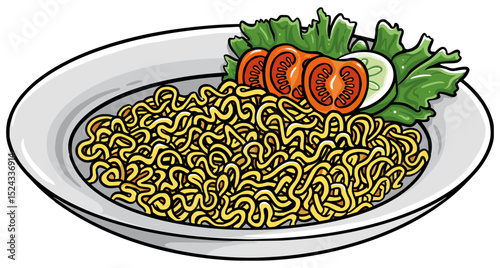 noodles with vegetables