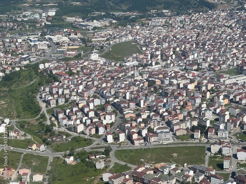 Aerial view of a city