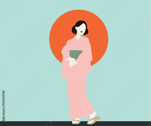 woman in kimono