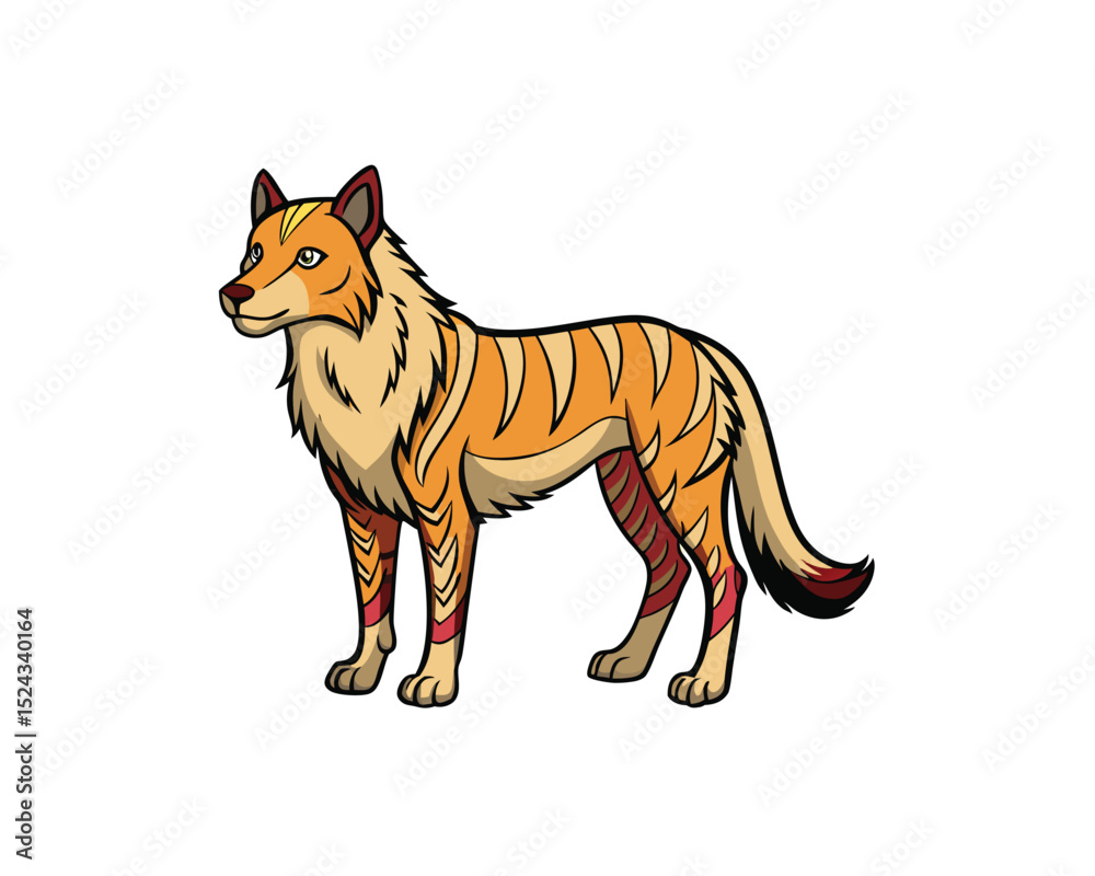 Obraz premium Wildlife Animal Vector Icons Set on White Background Jungle and Safari Animals Vector Illustration