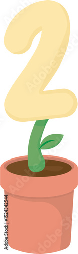 Whimsical Planted Alphabet and Numbers