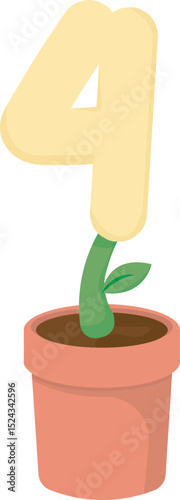 Whimsical Planted Alphabet and Numbers
