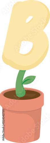 Whimsical Planted Alphabet and Numbers
