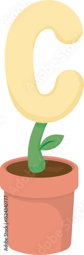 Whimsical Planted Alphabet and Numbers