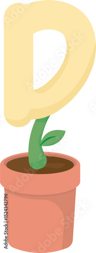 Whimsical Planted Alphabet and Numbers