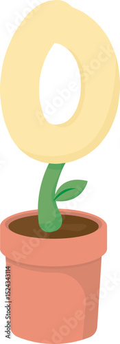 Whimsical Planted Alphabet and Numbers