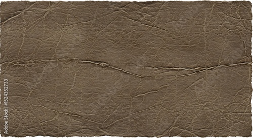 worn leather texture with visible cracks and lines, isolated on white background

