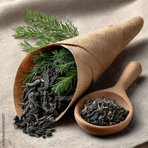 Eco friendly herbal wrap with spices high resolution picture