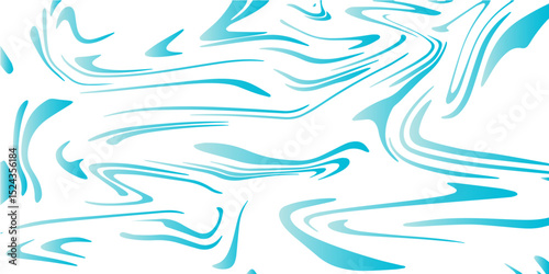 Glossy liquid acrylic paint texture background design. Liquify Swirl blue and white color art. Suitable for all types of advertising media. Ink, pattern blue and white color on Transparent background.