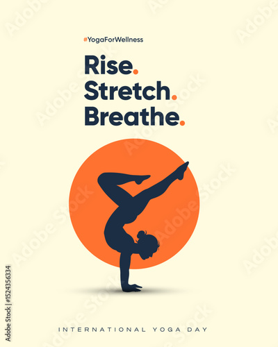 International Yoga Day Social Media Post Design