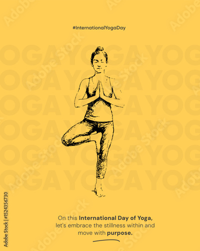 International Yoga Day Social Media Post Design