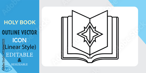 Holy Book of Knowledge Education and Spirituality Concepts