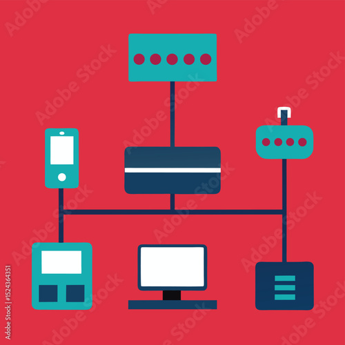 Network Diagram Devices Connected