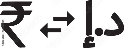 rupee, inr, dirham, aed, currency, exchange, money, finance, banking, india, uae, united arab emirates, financial, transaction, conversion, forex, trade, economy, arrow, transfer, international, busin