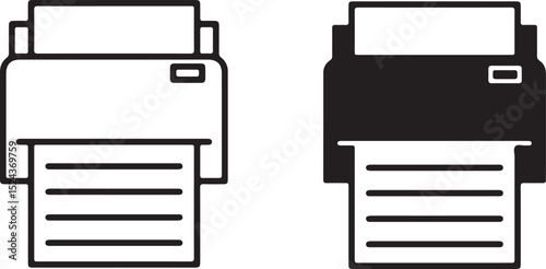 printer, printing, office, document, paper, print, information, technology, equipment, machine, device, icon, symbol, sign, graphic, illustration, 