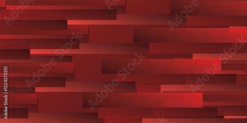 Modern minimalist art nice simple red line with white architecture futuristic background minimal concept vector illustration subtle design.