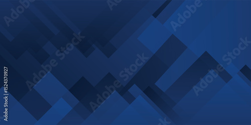 Modern simple abstract blue background. Geometric triangle background. Hexagon pattern nice art