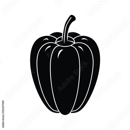 Black Pepper Spice Illustration  