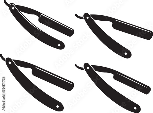 Straight Razor icon vector illustration