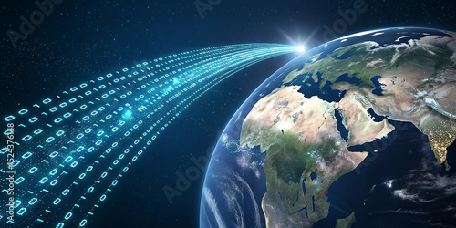 Fototapeta Naklejka Na Ścianę i Meble -  planet earth in space