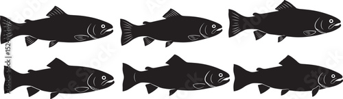 Trout icon vector illustration