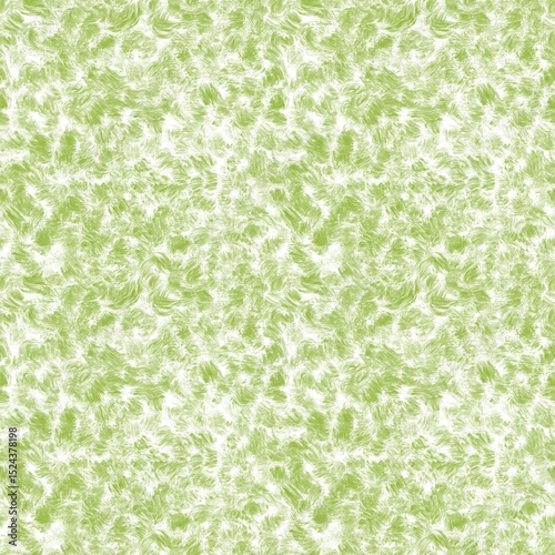 Seamless abstract textured pattern. Green, white colors. Digital brush strokes. Illustration. Design for textile fabrics, wrapping paper, background, wallpaper, cover.