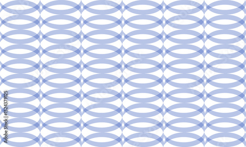 3D blue ring block on white background, design for fabric print or t-shirt paint screening, oval, round and circle, diamond