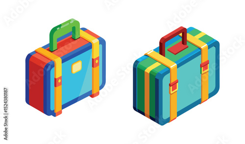 Vibrant 3D gift boxes with colorful ribbons and bows are perfect for any Christmas, birthday, or holiday celebration surprise