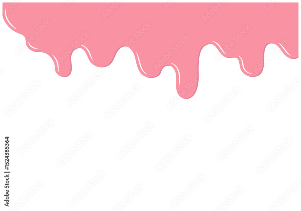 Obraz premium とろ〜りとろけるストロベリーチョコレート