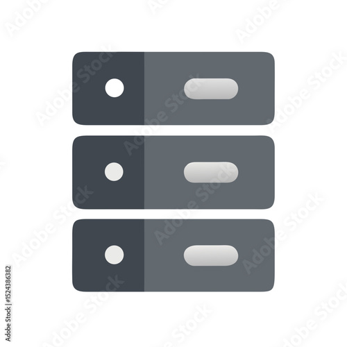 Modern vector icon of a toggle switch panel for app development and user interfaces