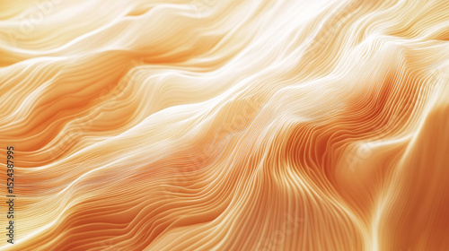 Soft gradient background with flowing lines, focused on digital texture. Isolated on white background 