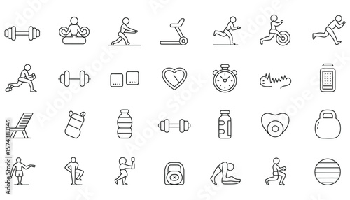 A hand-drawn vector sketch of medical icons, symbols, and illustrations, including a baby toy and fish