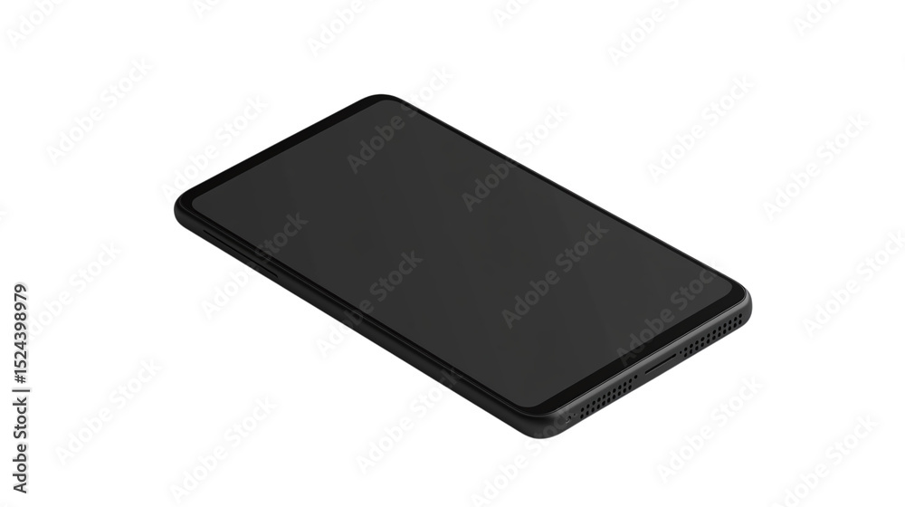High-resolution mockup for digital devices, focused on minimal design. Isolated on white background High-resolution mockup for digital devices, focused on minimal design. Isolated on white background