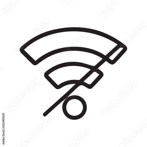 Lost Connection Visual Depiction of a Disconnected Network Link Status