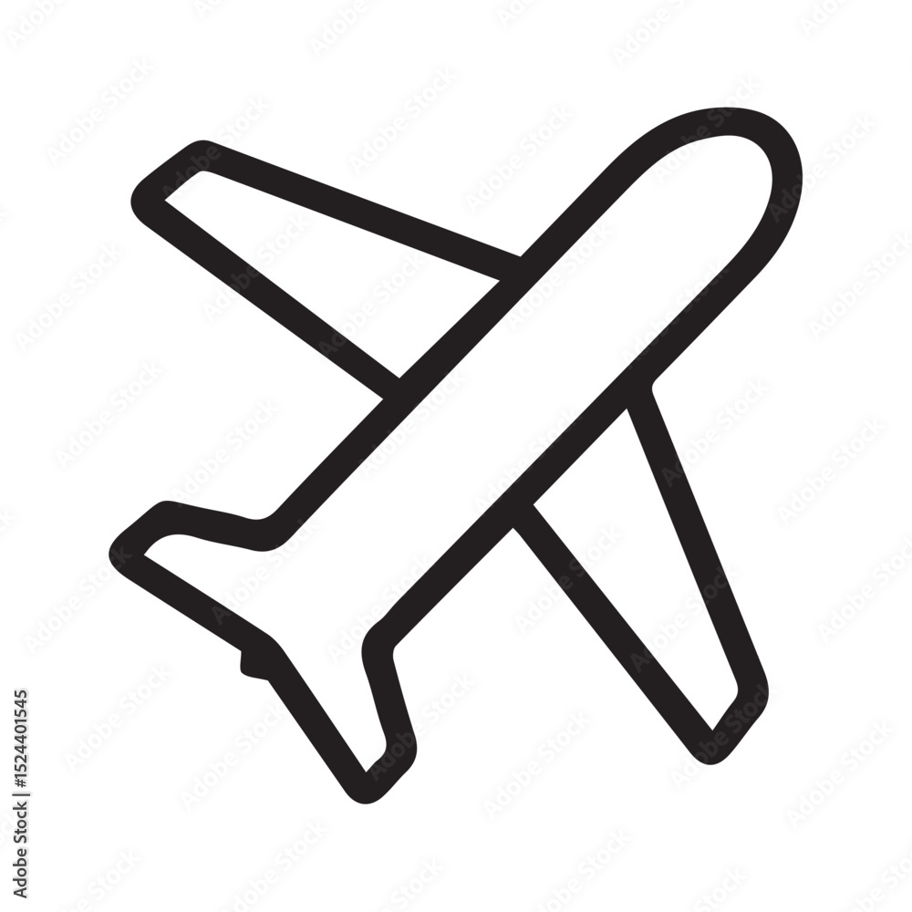 Bold Airplane Icon Soaring Through the Sky Ready for New Adventures Bold Airplane Icon Soaring Through the Sky Ready for New Adventures