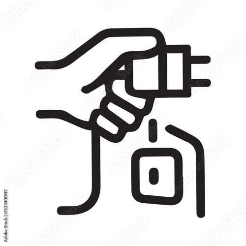 Unplugging the Device A Symbol of Energy Conservation and Safety