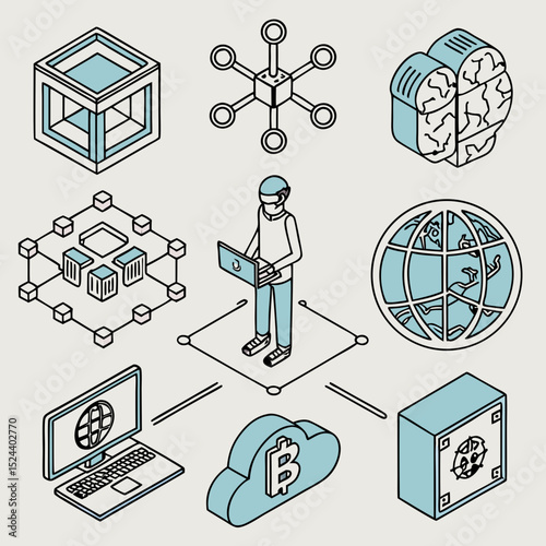 Blockchain Technology Decentralized Systems, Data Security, and Global Networks