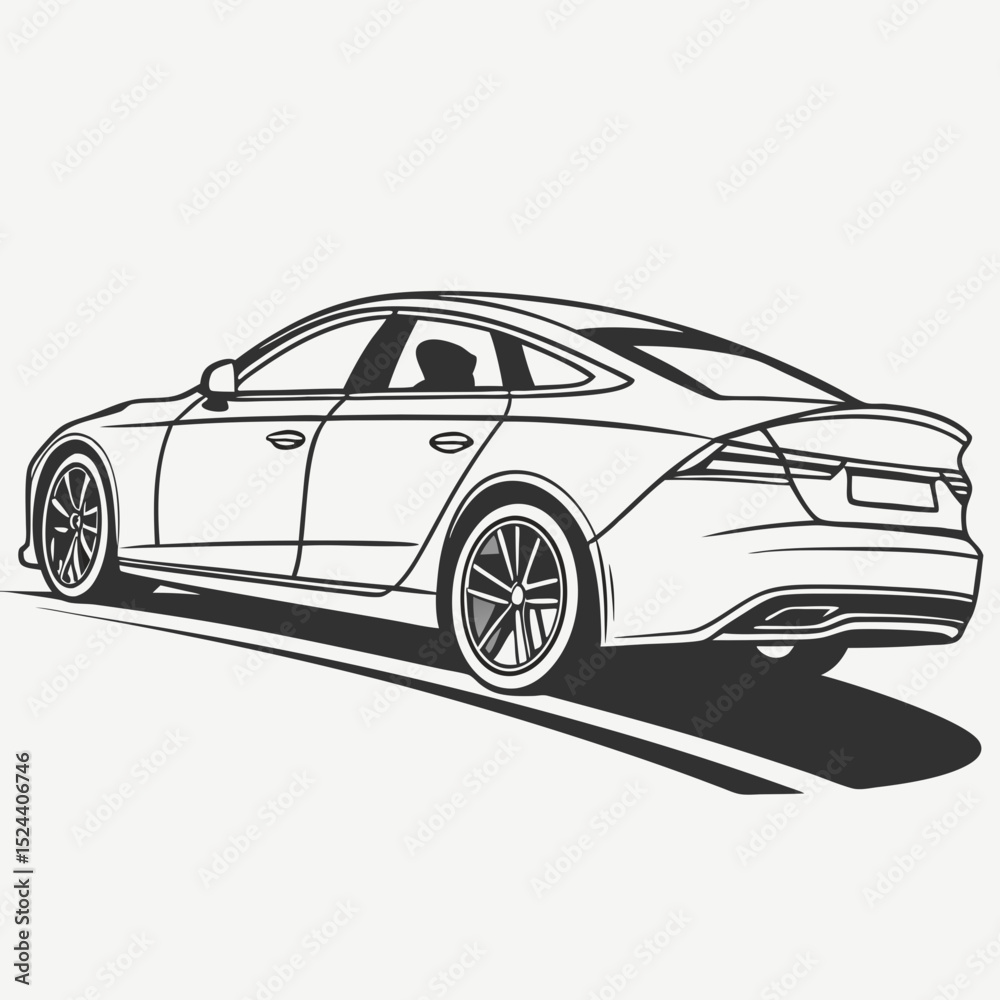 Naklejka premium Car icon 