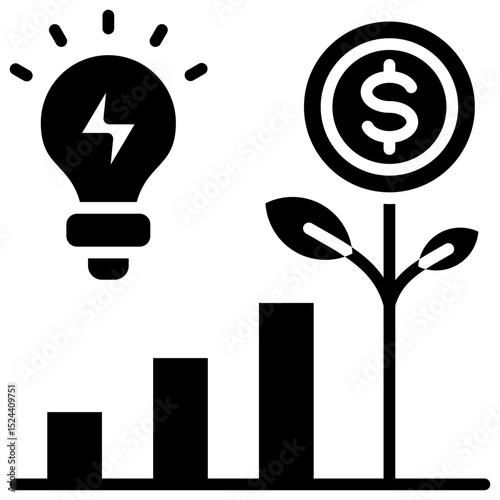 Economic Growth Icon