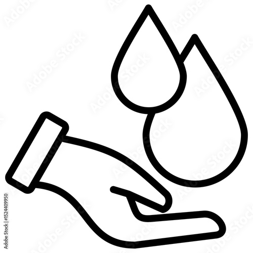 Save Water Icon