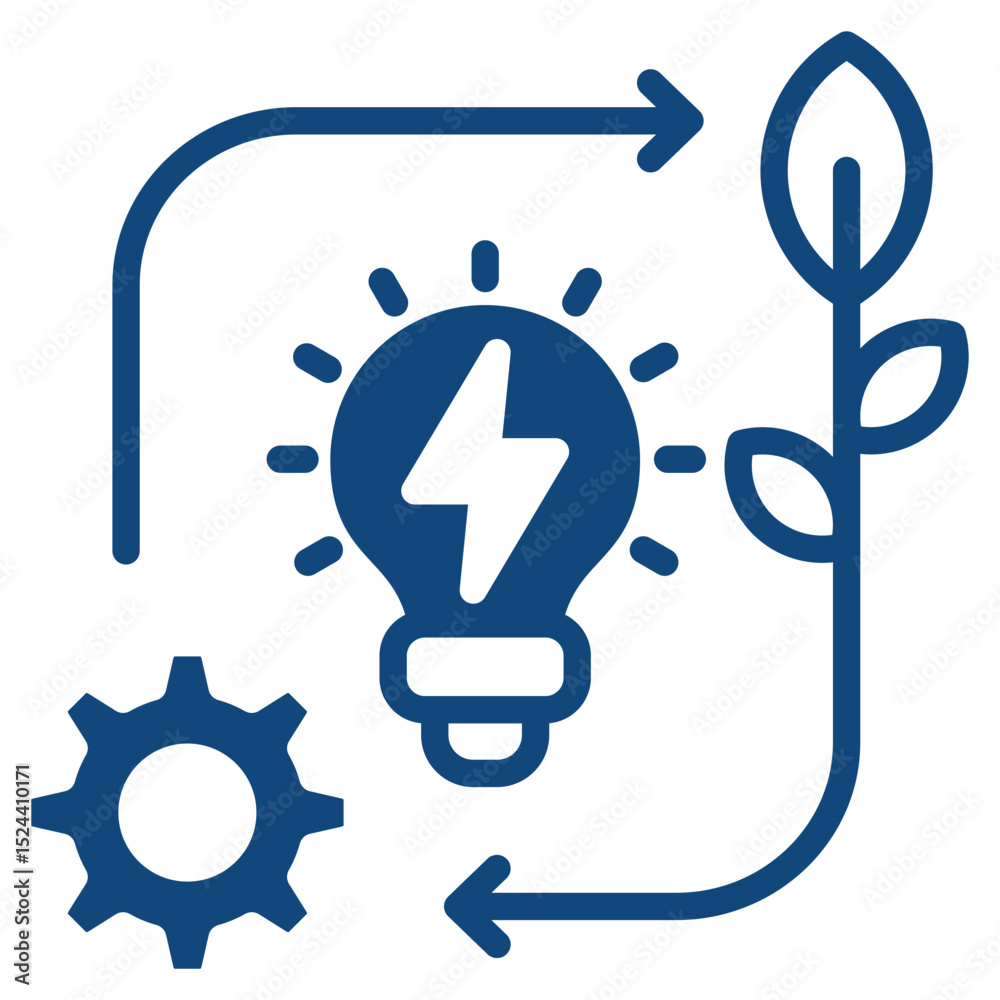 Fototapeta premium Energy Efficiency Icon