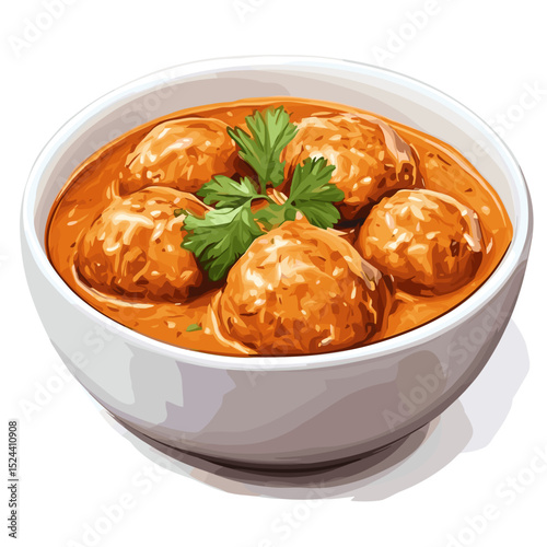 Malai Kofta Paneer Dumplings in Creamy Tomato Gravy