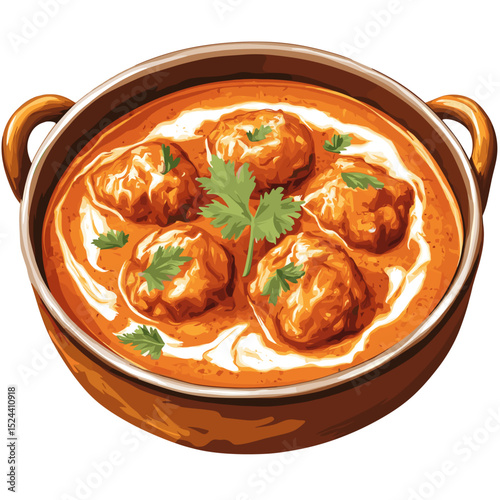 Malai Kofta Paneer Dumplings in Creamy Tomato Gravy