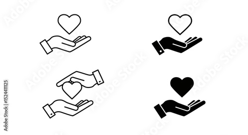 Conceptual Depiction of Human Hand Offering Love and Support Representing Charity Generosity Kindness Empathy and Compassion in Social and Ethical Responsibilities Concepts