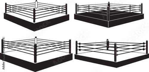 Boxing Ring icon vector illustration