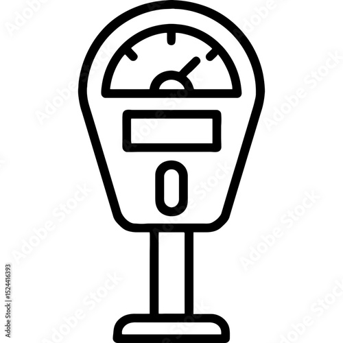 Minimal vector parking meter design